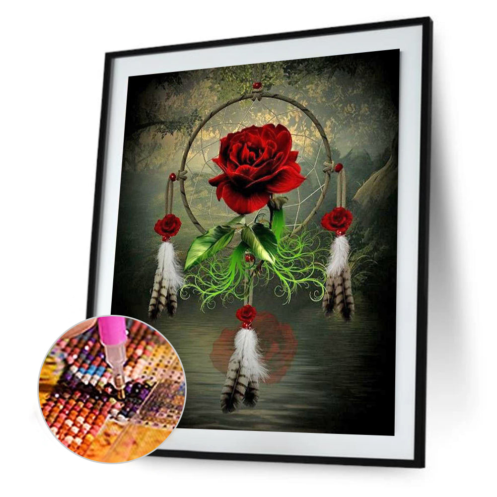 Dream Catcher 30x40cm(canvas) full round drill diamond painting