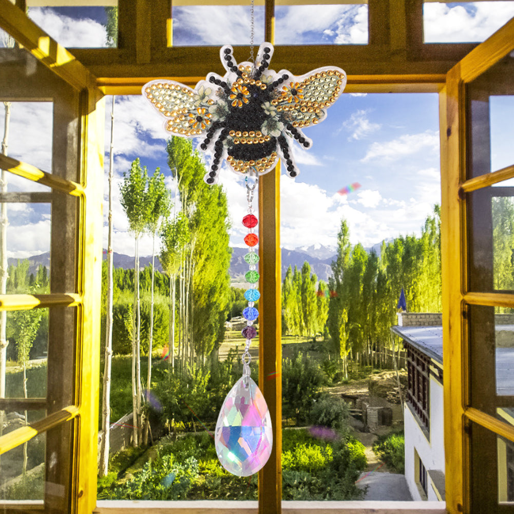 DIY 5D Mosaic Sun Catcher Jewelry Diamond Painting Window Wind