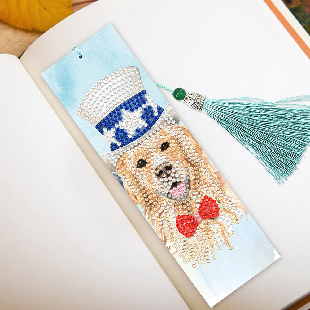 DIY Bookmark 5D Diamond Painting Kits Full Drill Tassel Arts Craft for Book  Gift