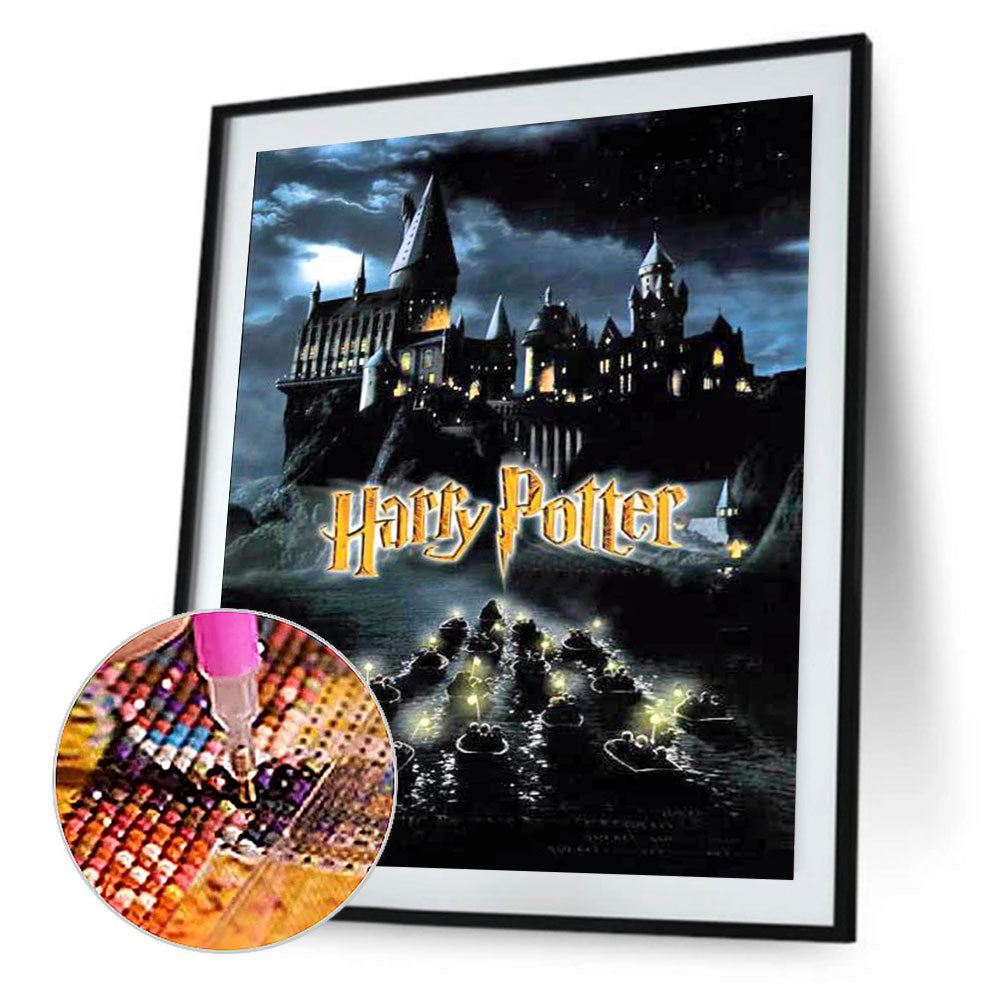 Harry Potter Castle 30x40cm(canvas) Full Round Drill Diamond