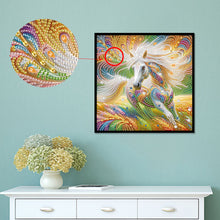 Load image into Gallery viewer, Horse 30*30CM (canvas) Special Shaped Drill Diamond Painting
