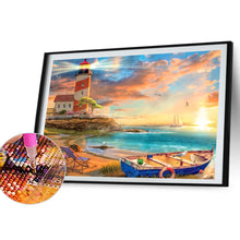 Load image into Gallery viewer, Seaside Scenery 40*30CM (canvas) Full Round Drill Diamond Painting
