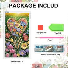 Load image into Gallery viewer, Love Flowers 40*70CM (canvas) Special Shaped Drill Diamond Painting
