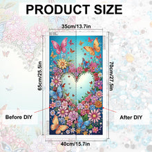 Load image into Gallery viewer, Love Flowers 40*70CM (canvas) Special Shaped Drill Diamond Painting
