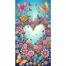 Load image into Gallery viewer, Love Flowers 40*70CM (canvas) Special Shaped Drill Diamond Painting
