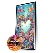 Load image into Gallery viewer, Love Flowers 40*70CM (canvas) Special Shaped Drill Diamond Painting
