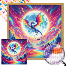 Load image into Gallery viewer, Flying Colorful Dragon 40*40CM (canvas) Full Round Drill Diamond Painting
