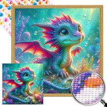 Load image into Gallery viewer, Colorful Little Dragon Underwater 40*40CM (canvas) Full Round Drill Diamond Painting
