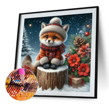 Load image into Gallery viewer, Snow Fox 30*30CM (canvas) Full AB Round Drill Diamond Painting
