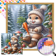 Load image into Gallery viewer, Snow Bunny 30*30CM (canvas) Full AB Round Drill Diamond Painting
