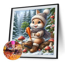 Load image into Gallery viewer, Snow Bunny 30*30CM (canvas) Full AB Round Drill Diamond Painting
