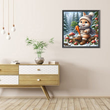 Load image into Gallery viewer, Snow Bunny 30*30CM (canvas) Full AB Round Drill Diamond Painting
