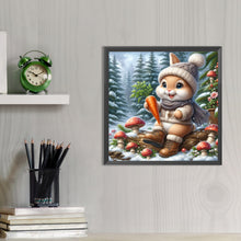 Load image into Gallery viewer, Snow Bunny 30*30CM (canvas) Full AB Round Drill Diamond Painting
