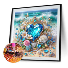 Load image into Gallery viewer, Love On The Beach 30*30CM (canvas) Full AB Round Drill Diamond Painting
