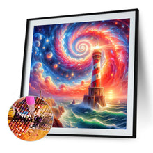 Load image into Gallery viewer, Seaside Lighthouse 50*50CM (canvas) Full Round Drill Diamond Painting
