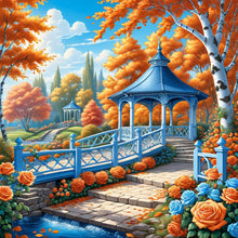 Load image into Gallery viewer, Autumn Maple Leaf Garden 40*40CM (canvas) Full Round Drill Diamond Painting
