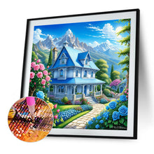 Load image into Gallery viewer, Rose Blue Villa 40*40CM (canvas) Full Round Drill Diamond Painting
