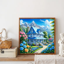 Load image into Gallery viewer, Rose Blue Villa 40*40CM (canvas) Full Round Drill Diamond Painting
