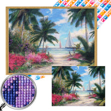 Load image into Gallery viewer, Seaside 40*30CM (canvas) Full AB Square Drill Diamond Painting
