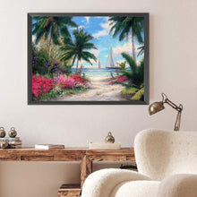 Load image into Gallery viewer, Seaside 40*30CM (canvas) Full AB Square Drill Diamond Painting
