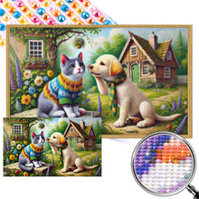 Load image into Gallery viewer, Cats And Dogs 45*75CM (canvas) Full AB Round Drill Diamond Painting
