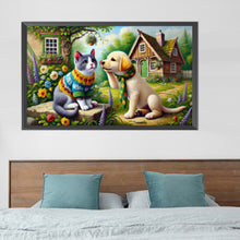 Load image into Gallery viewer, Cats And Dogs 45*75CM (canvas) Full AB Round Drill Diamond Painting
