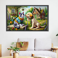 Load image into Gallery viewer, Cats And Dogs 45*75CM (canvas) Full AB Round Drill Diamond Painting
