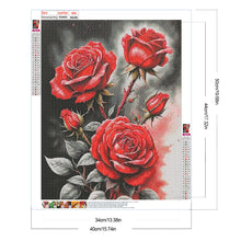 Load image into Gallery viewer, Red Rose 40*50CM (canvas) Full Round Drill Diamond Painting
