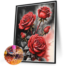 Load image into Gallery viewer, Red Rose 40*50CM (canvas) Full Round Drill Diamond Painting
