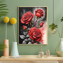 Load image into Gallery viewer, Red Rose 40*50CM (canvas) Full Round Drill Diamond Painting
