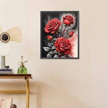 Load image into Gallery viewer, Red Rose 40*50CM (canvas) Full Round Drill Diamond Painting
