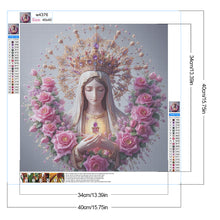 Load image into Gallery viewer, Virgin And Rose 40*40CM (canvas) Full Round Drill Diamond Painting
