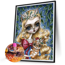 Load image into Gallery viewer, Fox Blonde Girl 40*50CM (canvas) Full Round Drill Diamond Painting
