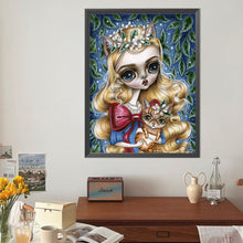 Load image into Gallery viewer, Fox Blonde Girl 40*50CM (canvas) Full Round Drill Diamond Painting
