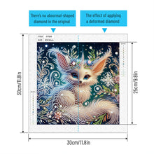 Load image into Gallery viewer, Fox 30*30CM (canvas) Special Shaped Drill Diamond Painting
