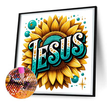 Load image into Gallery viewer, Sunflower Jesus 30*30CM (canvas) Full Round Drill Diamond Painting
