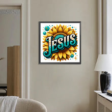 Load image into Gallery viewer, Sunflower Jesus 30*30CM (canvas) Full Round Drill Diamond Painting
