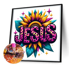 Load image into Gallery viewer, Sunflower Jesus 30*30CM (canvas) Full Round Drill Diamond Painting
