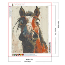 Load image into Gallery viewer, Funny Horse 40*50CM (canvas) Full Round Drill Diamond Painting
