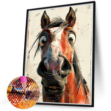 Load image into Gallery viewer, Funny Horse 40*50CM (canvas) Full Round Drill Diamond Painting
