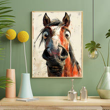 Load image into Gallery viewer, Funny Horse 40*50CM (canvas) Full Round Drill Diamond Painting
