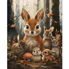 Load image into Gallery viewer, Rabbit 40*50CM (canvas) Full Round Drill Diamond Painting
