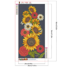 Load image into Gallery viewer, Sunflower 30*60CM (canvas) Full Round Drill Diamond Painting
