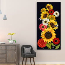 Load image into Gallery viewer, Sunflower 30*60CM (canvas) Full Round Drill Diamond Painting
