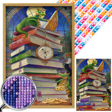 Load image into Gallery viewer, Book Dragon 40*60CM (canvas) Full AB Square Drill Diamond Painting
