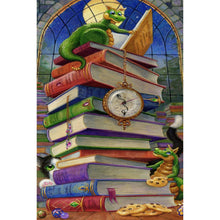 Load image into Gallery viewer, Book Dragon 40*60CM (canvas) Full AB Square Drill Diamond Painting
