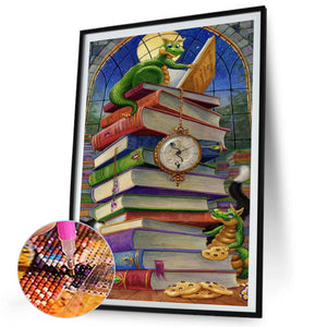 Book Dragon 40*60CM (canvas) Full AB Square Drill Diamond Painting