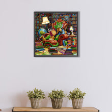 Load image into Gallery viewer, Little Dragon 40*40CM (canvas) Full AB Square Drill Diamond Painting
