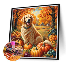 Load image into Gallery viewer, Autumn Dogs 40*40CM (canvas) Full Round Drill Diamond Painting
