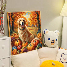 Load image into Gallery viewer, Autumn Dogs 40*40CM (canvas) Full Round Drill Diamond Painting
